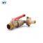 BT2007 Yuhuan brass low prices water ball bibcock taps indian supplier faucet