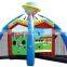 5 in1 sports world baseball inflatable arena target shooting ball game, inflatable football toss potato game toys for adults