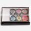 Factory custom brand OEM wholesale small jar 3d art mirror chrome powder set