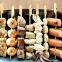 Disposable 10CM bbq tools natural color BBQ bamboo rotisserie skewer