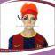 Netherlands orange color cheap wholesale promotional wigs