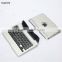 bluetooth keyboard for iPad Mini,white Separable aluminum + plastic keyboard