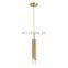 Tonghua Linear Pendant Light Metal Gold Pendant Lamp Modern Chandelier For Living Room