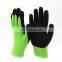 Green Cut 5 Sand Finish Nitrile Palm Gloves High Level Cut Resistant U2 Work Gloves Anti Cut Gloves For Pulp And Paper