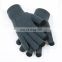 Customized Acrylic Winter Touchscreen Magic Gloves Women Men Warm Stretch Knitted Wool Mittens Touch Screen Gloves