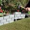 Grey Brick Effect Plastic Garden Lawn Edging