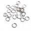 Round shape double double ring rolling fishing swivel snap