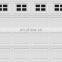 12x7 steel golf cart garage door with window insert