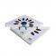 Fancy innovative pressed glitter irregular empty eyeshadow palette pan packaging