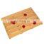 Bath Shower Mat Bamboo Bathroom Floor Non-Sliding Square Spa Sauna Mat