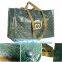 Waterproof Large Luggage Garment Bag PP Polypropylene Moving Bag Portable Storage Woven Carry Duffle Bag With Zipper