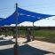 Factory Direct Sale Backyard Cover Polyester Fabric Sun Shade Sail Garden Awning Shade Sail