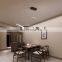 Hanging Modern LED Wave Pendant Lights For Dining Room Kitchen Home Deco Wave Long LED Chandelier Light