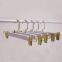 Clothing store white wood trousers rack household balcony telescopic pants hanging drying skirt socks underwear multi-functional hanger storage artifact