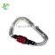 5500lbs Custom General Industry Safety 111mm/4.37inch Locking Climbing Aluminium Fall Protection Carabiner Hook With Screw Gate