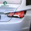 Landnovo wholesale price body parts led taillight for Hyundai Sonata VIII 2017 up hyundai car tail light