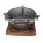 Outdoor camping charcoal iron bbq stove grill