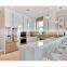Contemporary grey white design upscale  decoration cupboard simple wood kitchen cabinet design