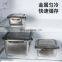 316 Stainless steel crisper 3pcs set Leak-Proof Large Bento salad container Stainless Steel Food Storage Container with lids