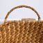 HBK Three piece set circular rattan fruit and egg storage basket for natural rattan