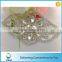 glitter crystal rhinestone applique for lady dress