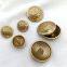 2023 wholesale 23mm  gold  alloy Hand Sewing Button for Clothing