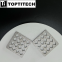 Square porous titanium plates for fuel cell