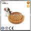 soft polyester plush round bed