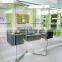 FD-9000 China high quality separate panel special design hotel folding glass door