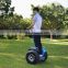 Dual wheel self balancing electric scooter with outboard motor