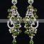 Full drill alloy luxury crystal bridal long earrings,fashion earrings