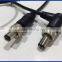 Sliver Color and 2 Core Pair Connector and Video Coaxial Power Cable