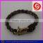 fashion 2 color gold adjustable stainless steel paracord bracelet buckle