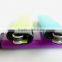 sell nylon material disposable style flint wheel cigarette gas lighter