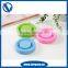 Travel use temperature sensitive silicone cup