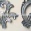made in china decorative wrought iron stamping ornament /new wrought iron gate ornament cast stamping flower and leaf
