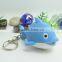 New lovely fish LED flashlight key chain gift phone bag pendant ornaments toys Novelty Lighting Emergency Light Holiday