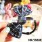 Handmade fabric bowknot elastic hair bands
