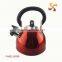 1.8L best quality of unique cordless kettle with full color coating tea pot