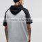 wholesale 100% cotton customize short sleeve pullover men fancy hoodies