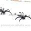 New fashion jewelry cool black Spider stud pierced earring holder
