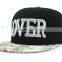 BSH012D New style 3d print letter logo snapback baseball caps Sport hat