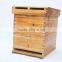 Beehive box international standard two levels Chinese fir wooden beehive for apiculture