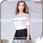 High Quality Boat Neck White Lace Blouse Women Design Model