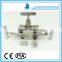 Brass 3 way gas manifold instrument