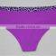 2014 Latest Design Seamless Bonded Thong Underwear Woman