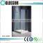 self-cleaning glass corner square shower enclosure frameless hinge shower door