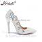 Pearls And Rehinestone Handmade Ladies Simple Shoes