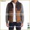 Light foldable color outdoor man jacket winter wear 100% polyester down padded jacket garment custom jacket with hood
