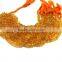 AAA Citrine Faceted Rondelle Beads 6-12 mm 8 Inches Full Strand For Making Any Kind of Beautiful Jewellery